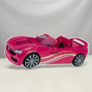 Barbie Arabası Doğum Günü Maketi - Ayaklı