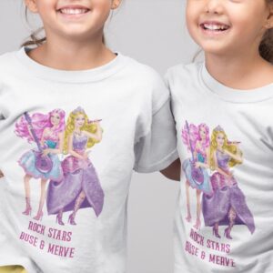 Barbie Rock Stars Kişiye Özel Baskılı Tişört