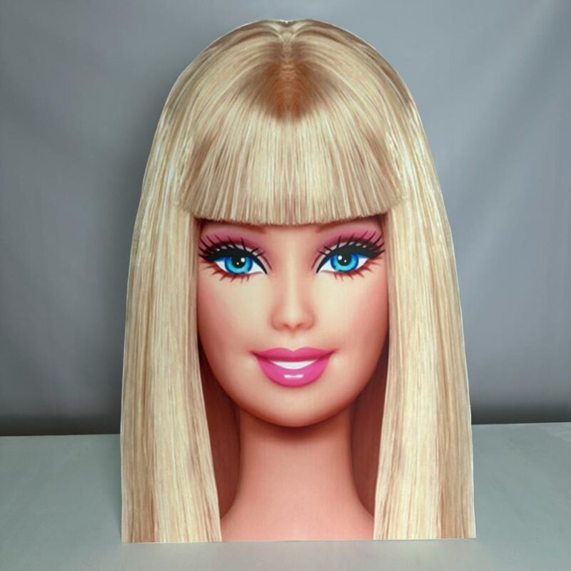 Barbie Bebek Kafası Parti Maketi - Ayaklı