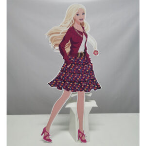 Barbie Bebek Konsept Doğum Günü Maketi - Ayaklı