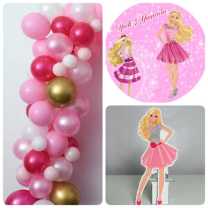 Barbie Bebek Konsept Mini Butik Set - Zincir Balonlu
