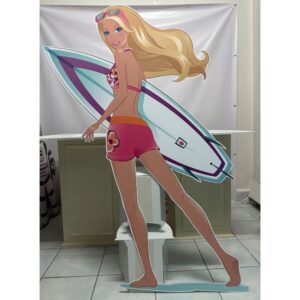 Barbie Bebek Plajda Parti Maketi - Ayaklı