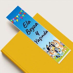 Bluey Kitap Ayracı Hediyelik - 10lu Paket