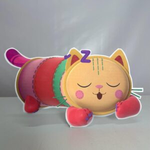 Gabby'nin Hayal Evi Tema Pillow Cat Maketi - Ayaklı