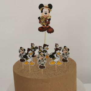 Mickey Mouse Pasta Süsü - Kürdan Seti