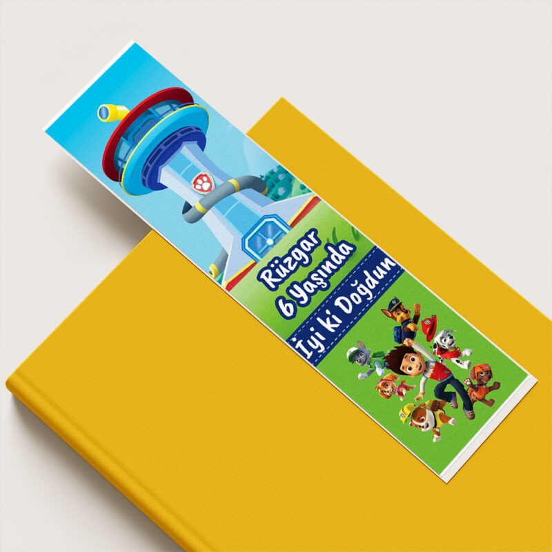 Paw Patrol Konsept Hediyelik Kitap Ayracı - 10lu Paket