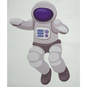 Uzayda Astronot Doğum Günü Maketi - Ayaklı
