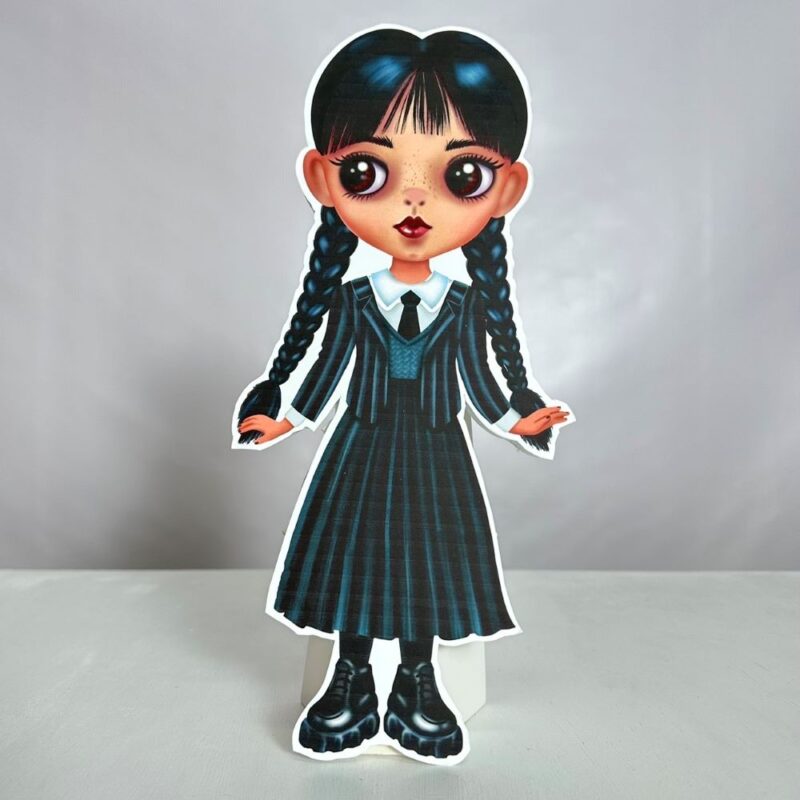 Wednesday Addams Doğum Günü Parti Maketi – Ayaklı