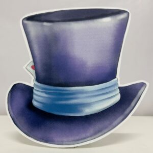 Alice Konsept Çılgın Şapkacı Şapkası Maketi - Ayaklı