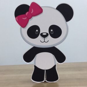 Baby Panda Konsept Doğum Günü Parti Maketi - Ayaklı