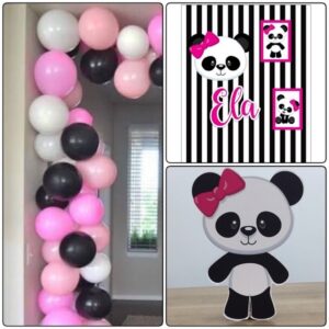 Baby Panda Konsept Mini Butik Set - Zincir Balonlu