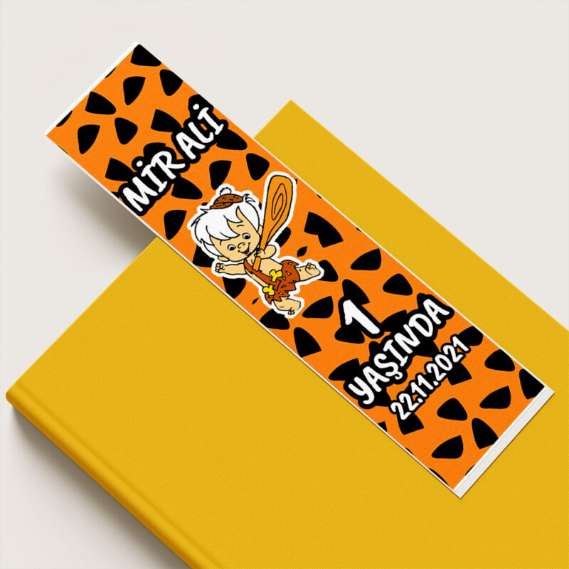 Taş Devri Bambam Kitap Ayracı Hediyelik - 10lu Paket