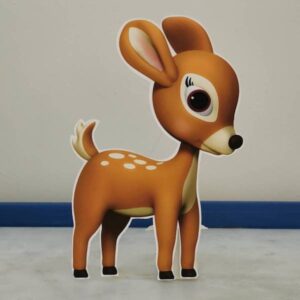 Bebek Bambi Konsept Parti Maketi - Ayaklı