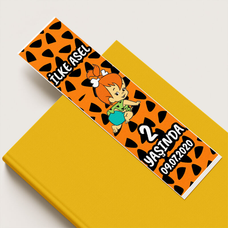 Taş Devri Çakıl Kitap Ayracı Hediyelik - 10lu Paket