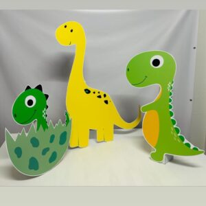 Dinozor Konsept Doğum Günü Maket Seti - Ayaklı