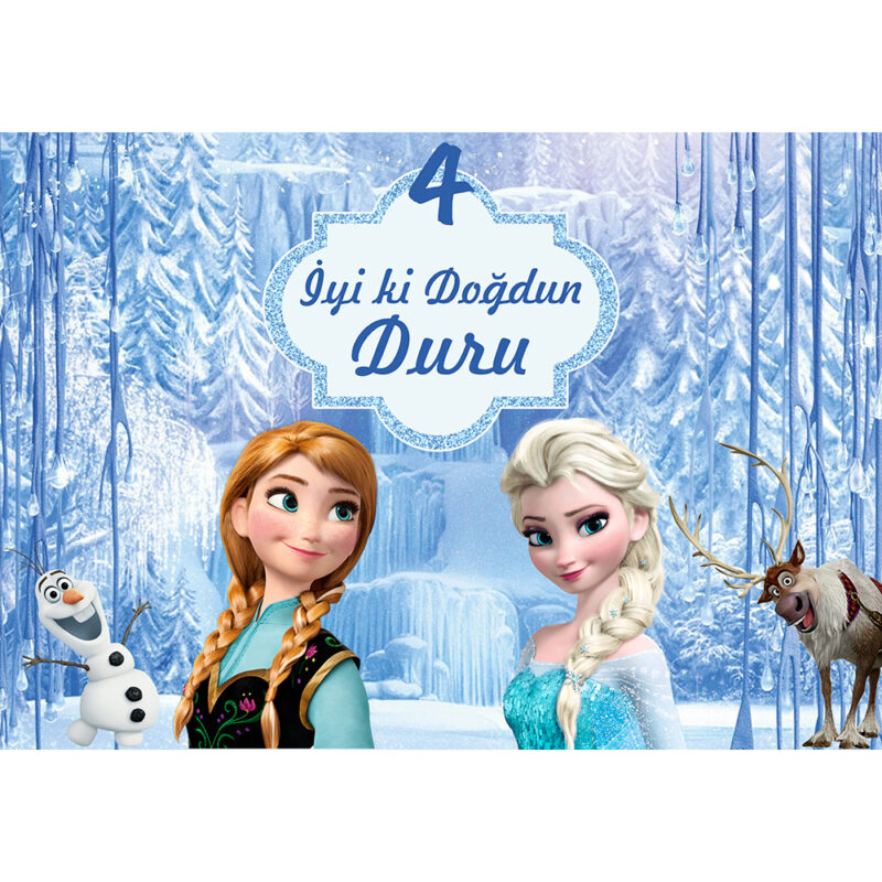 Frozen Elsa Branda Afişli Set - Süper Ekonomik