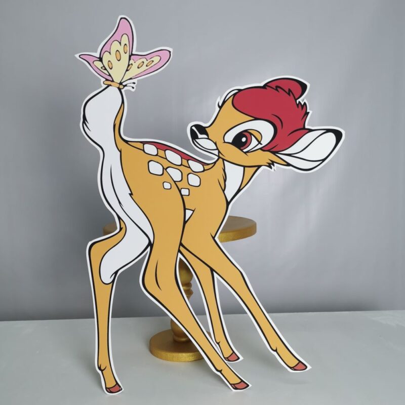 Kelebekli Bambi Konsept Parti Maketi - Ayaklı