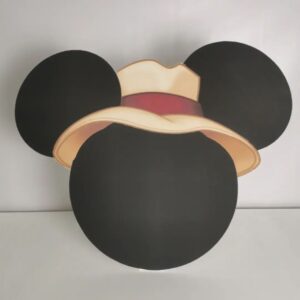 Safari Mickey Mouse Kafası Maketi - Ayaklı