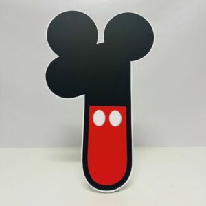 Mickey Mouse Rakamlı Parti Maketi - Ayaklı