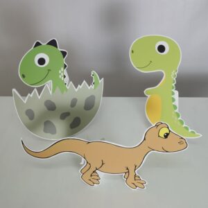 Dinozor Konsept Parti Mini Maket Seti - Ayaklı