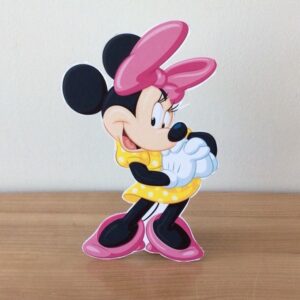 Minnie Mouse Konsept Doğum Günü Maketi - Sarı