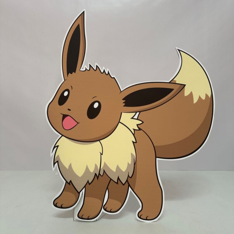 Pokemon Temalı Doğum Günü Eevee Maketi – Ayaklı