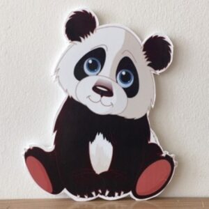 Safari Konsept Doğum Günü Panda Maketi - Ayaklı