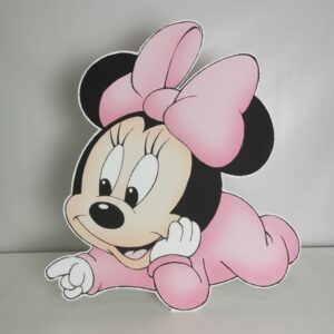 Sevimli Minnie Mouse Doğum Günü Maket Pano