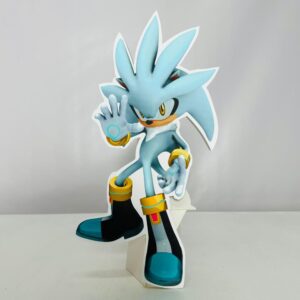 Sonic Temalı Silver Hedgehog Parti Maketi - Ayaklı