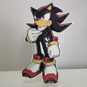Sonic Temalı Kirpi Shadow Parti Maketi - Ayaklı