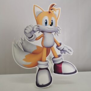 Sonic Temalı Tails Parti Maketi - Ayaklı