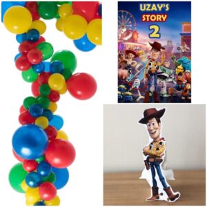 Toy Story Konsept Mini Butik Parti Seti - Zincir Balonlu