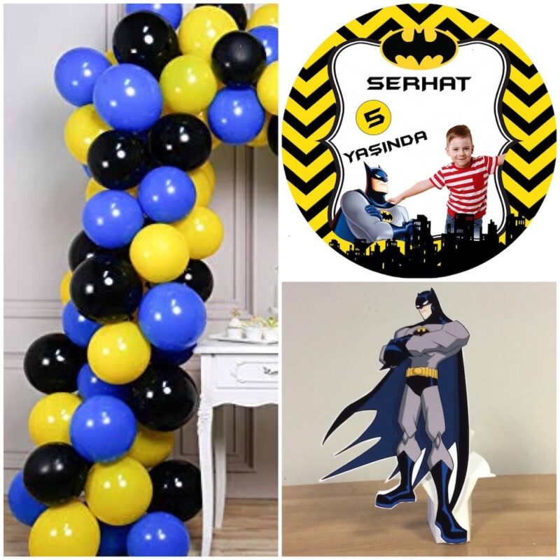 Batman Konsept Mini Butik Set - Zincir Balonlu