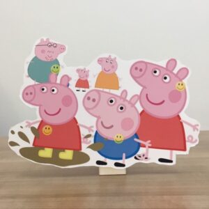 Peppa Pig Ailesi Konsept Doğum Günü Maketi