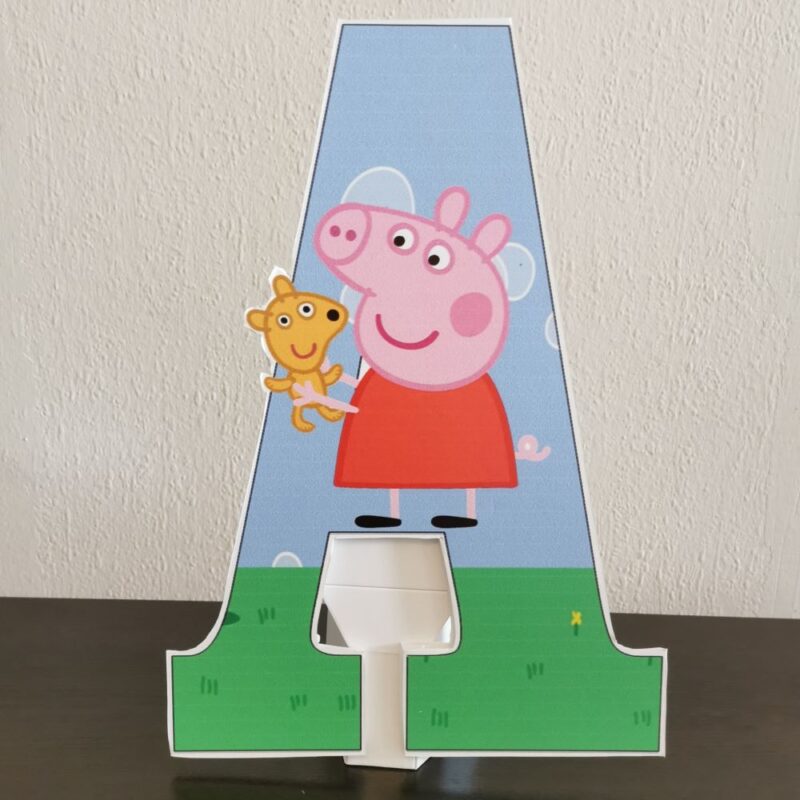 Peppa Pig Konsept Harf Maketi - Ayaklı