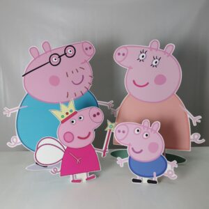 Peppa Pig Ailesi Karakterleri Maket Seti