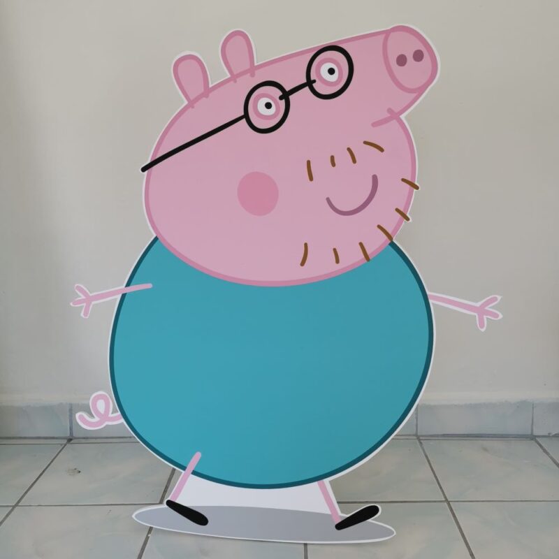 Peppa Pig Baba Doğum Günü Parti Maketi
