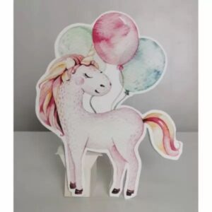 Balonlu Unicorn Parti Maketi – Ayaklı