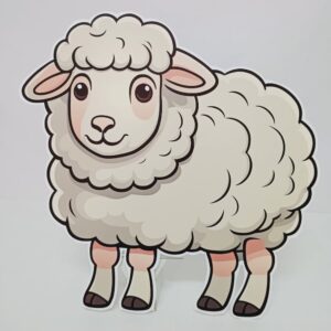 Çiftlik Konsept Koyun Parti Maketi - Ayaklı