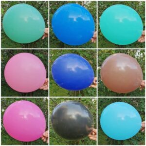 Karışık Renklerde 12 inç Lateks Mat Balon