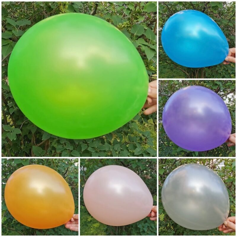 Karışık Renklerde 12 inç Metalik Balonlar