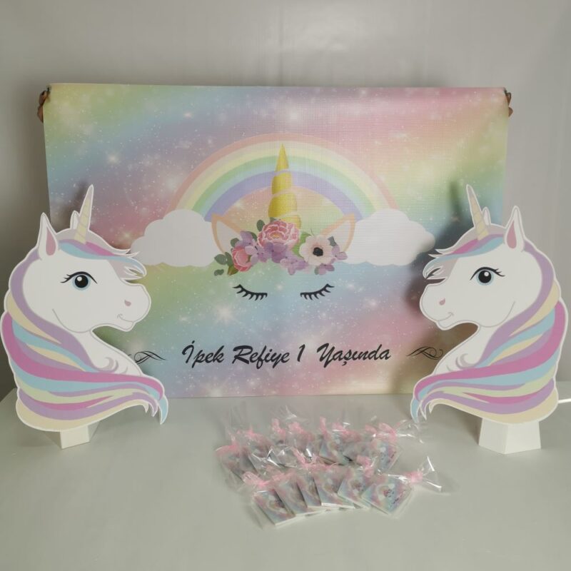 Unicorn Konsept Maket Afiş Hediyelik Seti