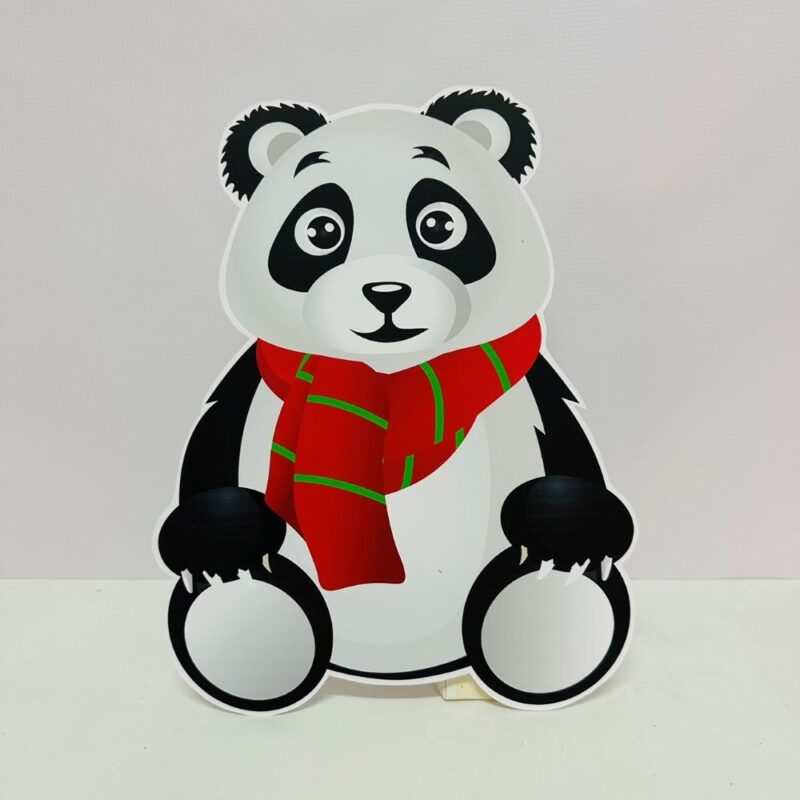 Atkılı Panda Parti Maketi - Ayaklı