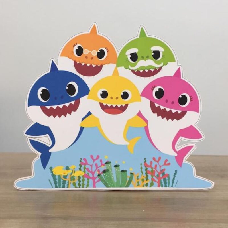 Baby Shark Konsept Parti Maketi – Ayaklı