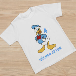 Donald Duck Konsept Kişiye Özel Baskılı Tişört