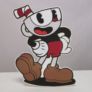 Cuphead Konsept Doğum Günü Parti Maketi - Ayaklı