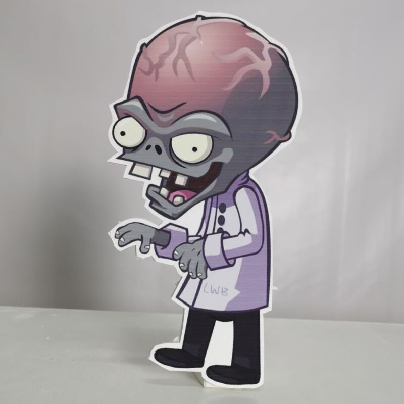 Plants vs. Zombies Konsept Doktor Zombi Parti Maketi - Ayaklı