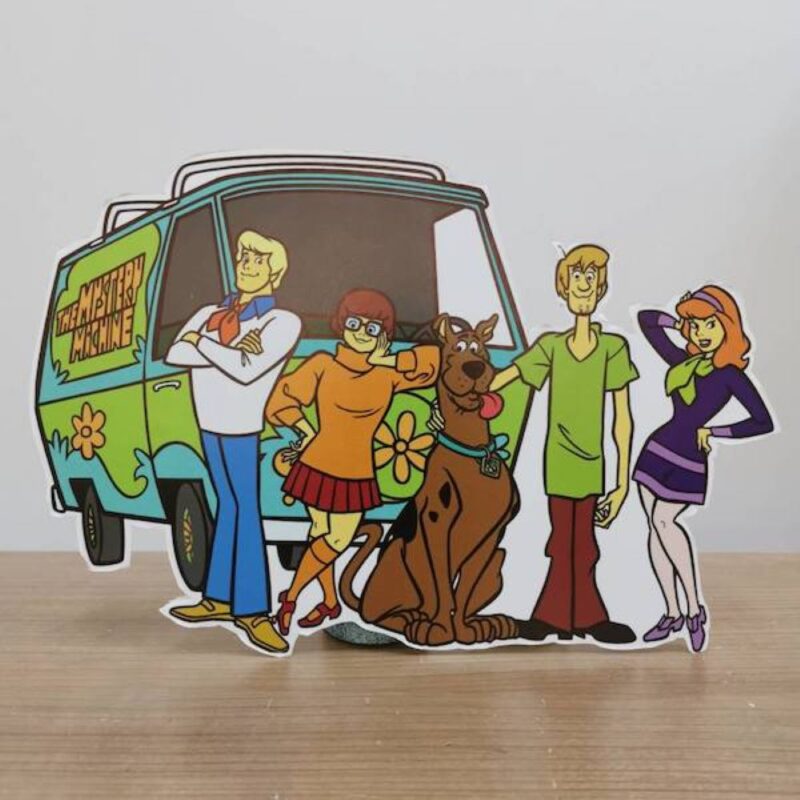 Scooby-Doo Karakterleri Temalı Maket Ayaklı Pano