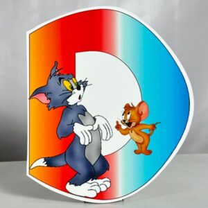 Tom ve Jerry Konsept Doğum Günü Harf Maketi - Ayaklı