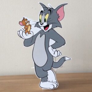 Tom ve Jerry Konsept Doğum Günü Parti Maketi - Ayaklı